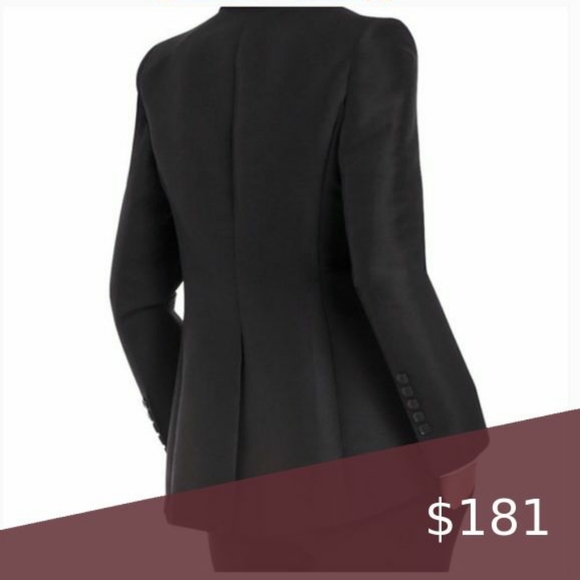 BCBGMaxAzria Women's Black Noah Single Breasted Tuxedo with Tailcoats Sz XS - Picture 2 of 6